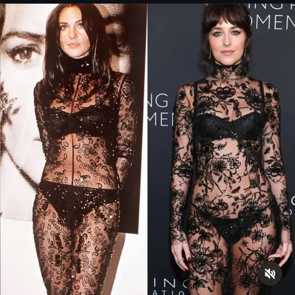 Vintage Whimsigoth Sheer Black Dress Velvet Burnout‎ LBD Cocktail Womens Medium - Picture 2 of 13